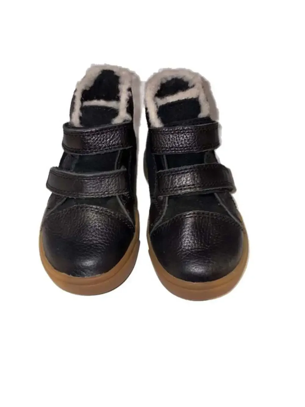 UGG Kids Rennon II High Top Leather and Suede Sneaker Boots